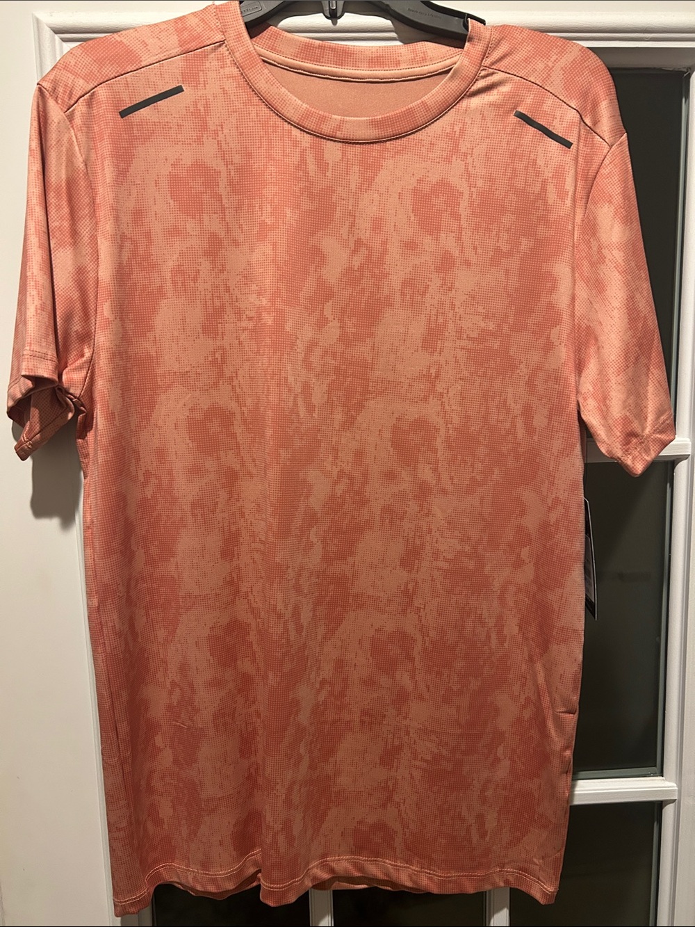 Men's Long Sleeve Performance Tee - Coral